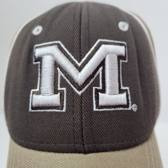 Zephyr Brand University of Michigan Wolverines Brown/Tan Fitted Hat Sz 6 3/4 Cap - Picture 2 of 13